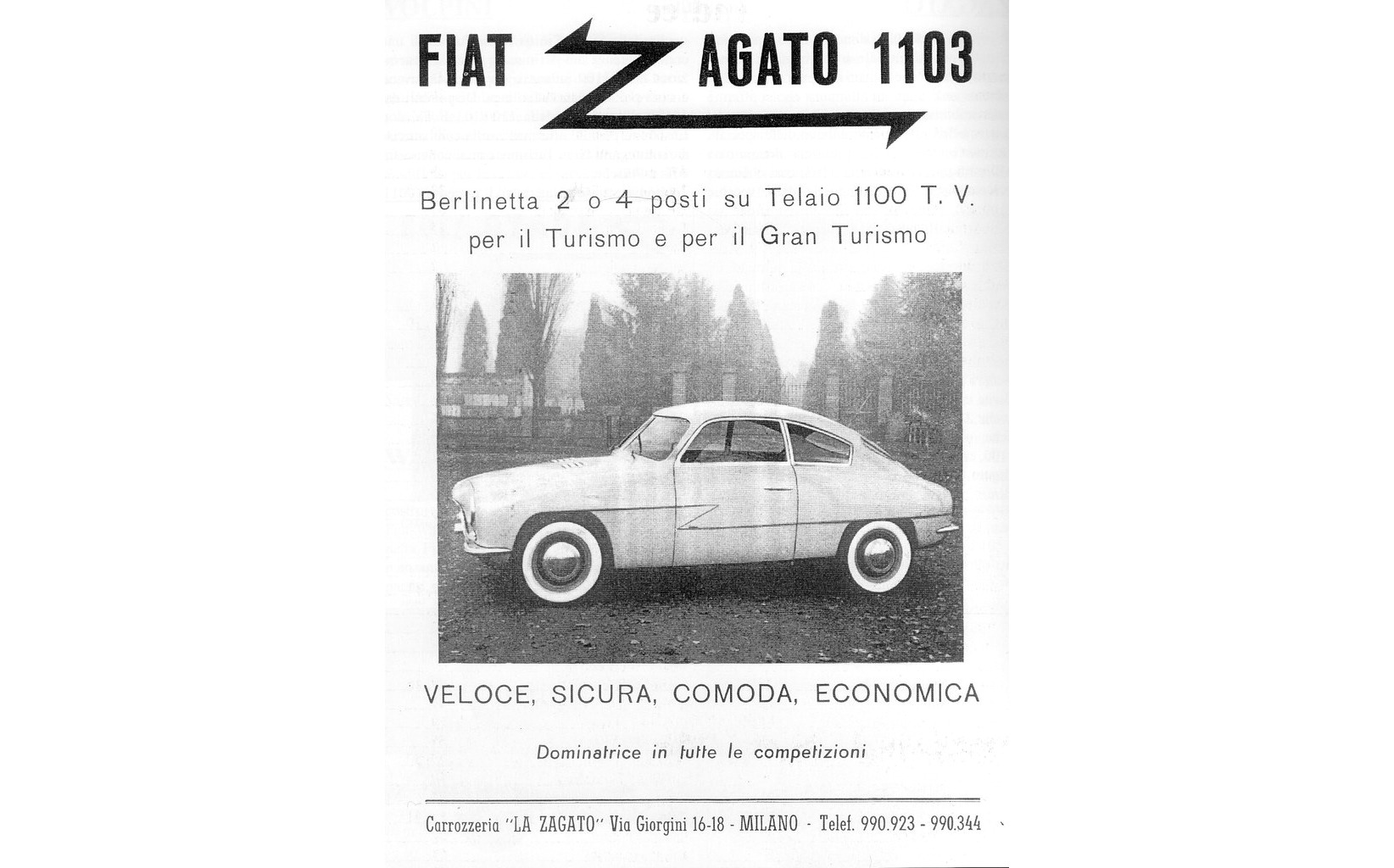 Fiat 1100 E Zagato