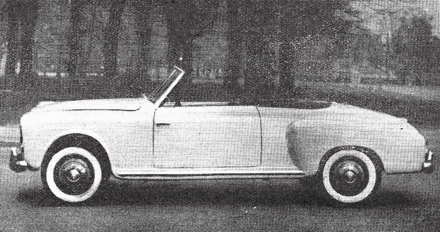 Fiat 1400 Rondine Cabriolet