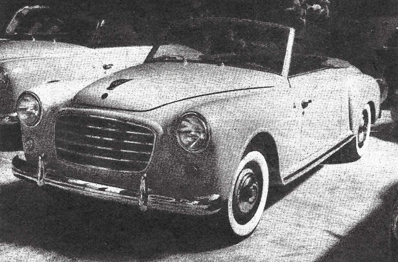 Fiat 1400 Rondine Cabriolet