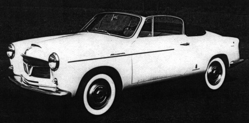Fiat 1100 TV Spider Pininfarina