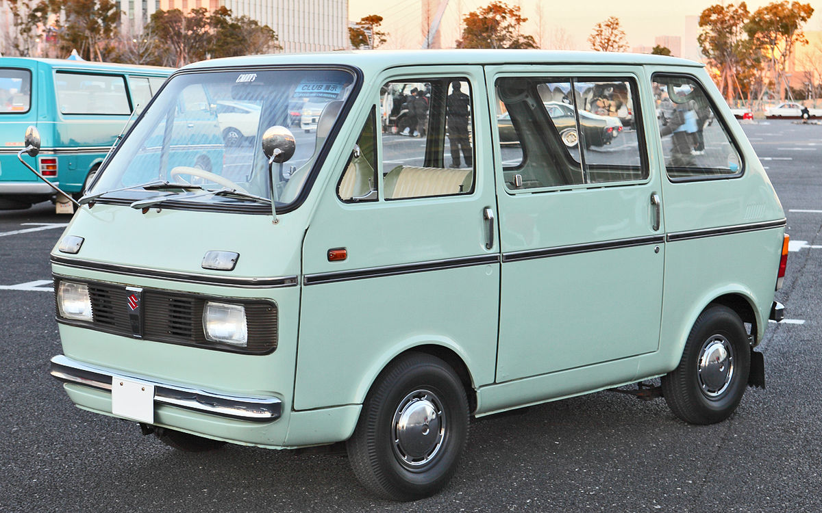 The Suzuki Carry L40V designed by Giorgetto Giugiaro.