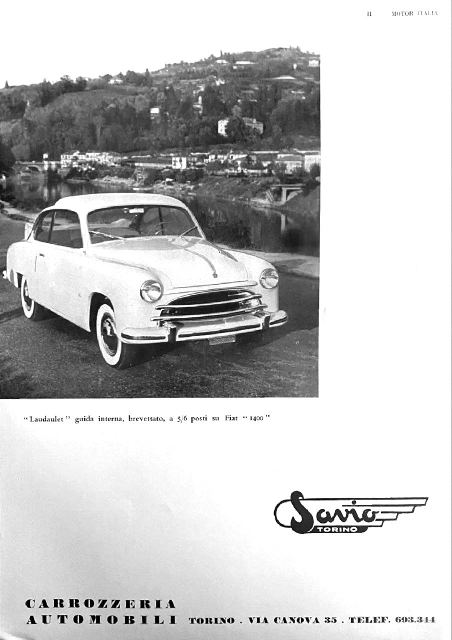 Fiat 1400 Landaulet Savio