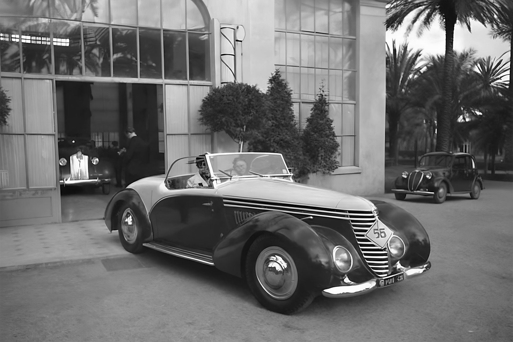 The Alfa Romeo 6C 2300 B Pescara built by Pininfarina launched in 1937

