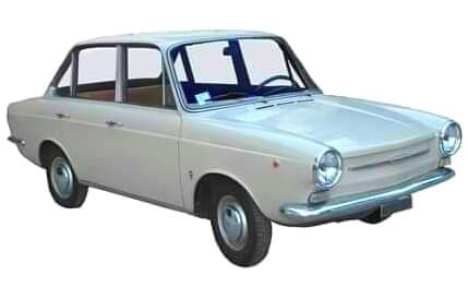 The Fiat 850 Berlina Moretti introduced in 1964