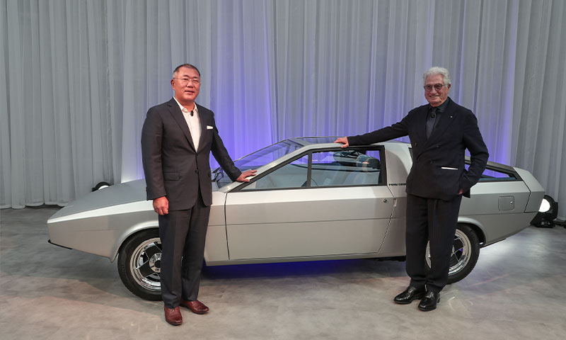 Hyundai Pony Coupé Restored