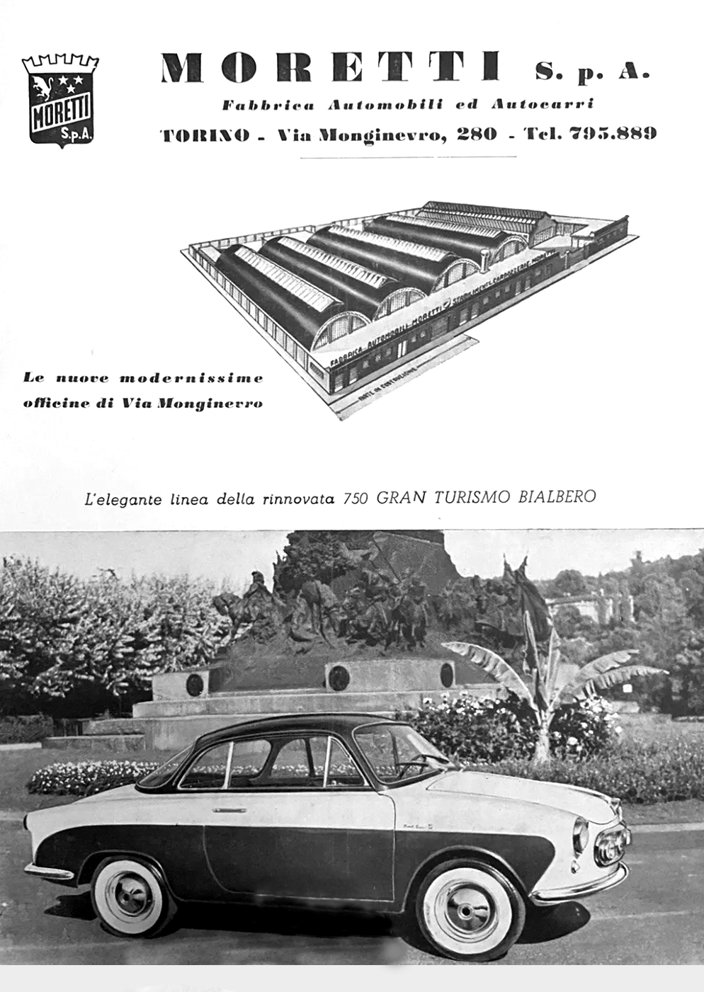 Moretti 750 Tour de Monde Coupé