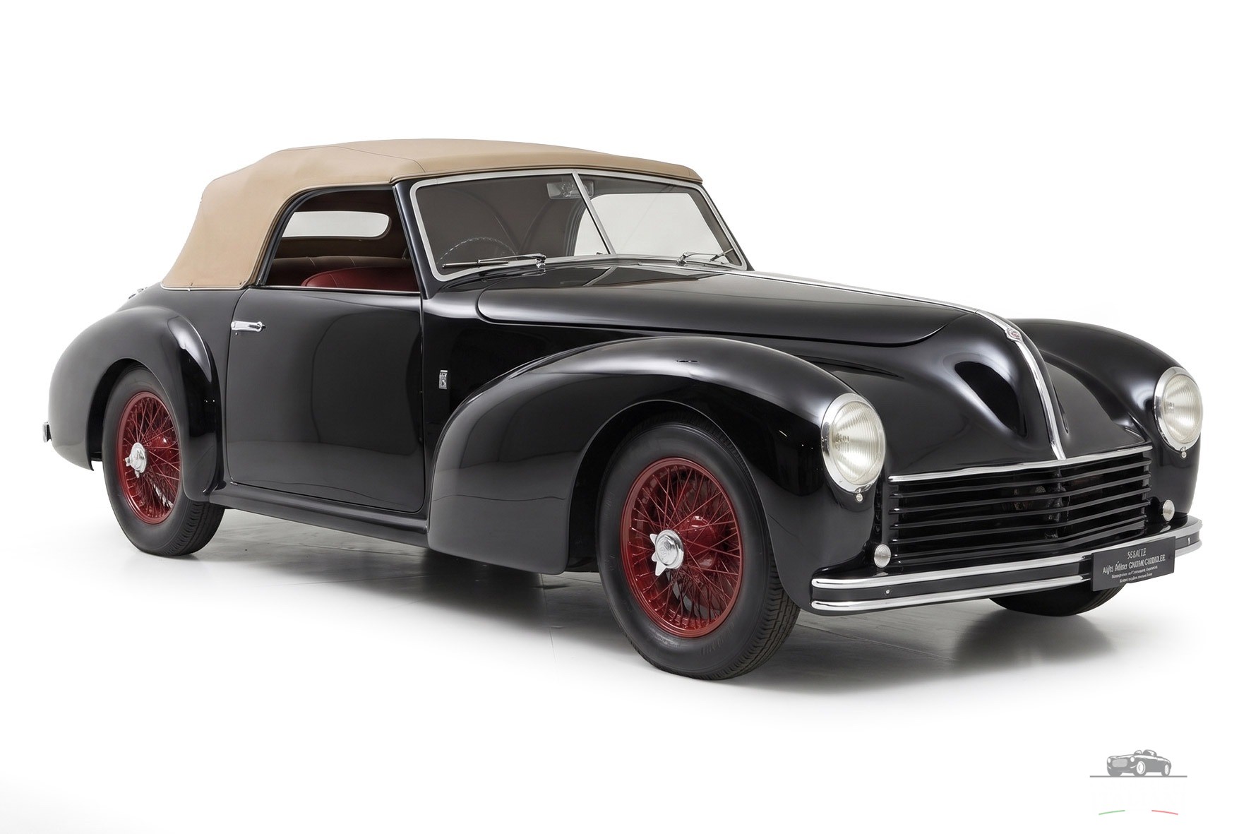 Alfa Romeo 6C 2500 Sport Cabriolet Pinin Farina — 1943 project