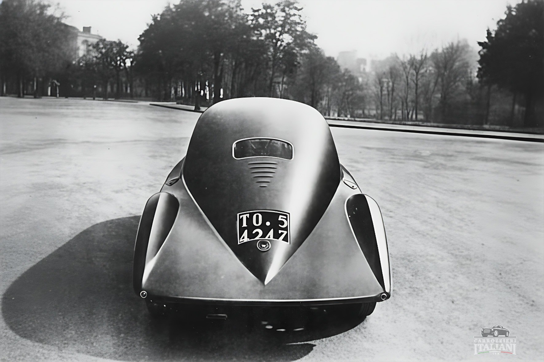 Lancia Aprilia Viberti Aerodinamica