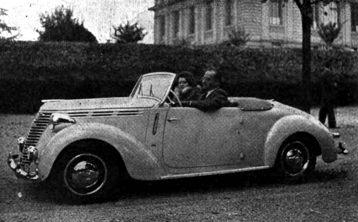Fiat 1100 B Stella Alpina Cabriolet