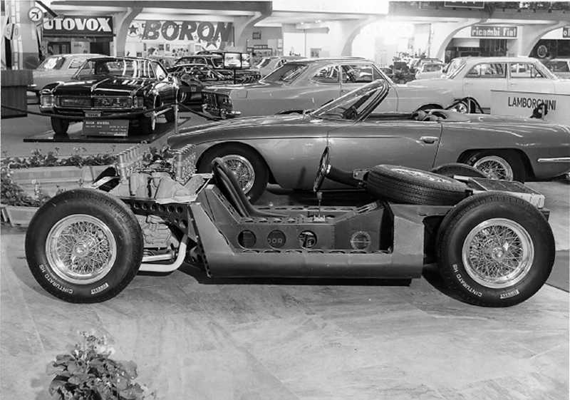 lamborghini p400 chassis 1965 torino