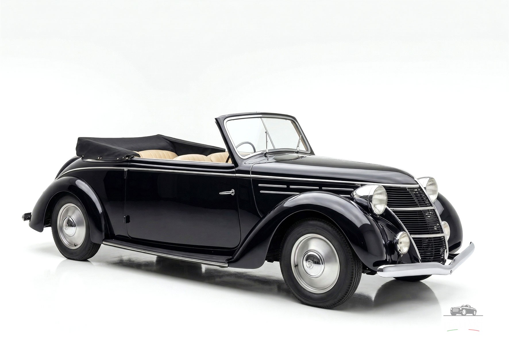 Lancia Aprilia Cabriolet Viotti family